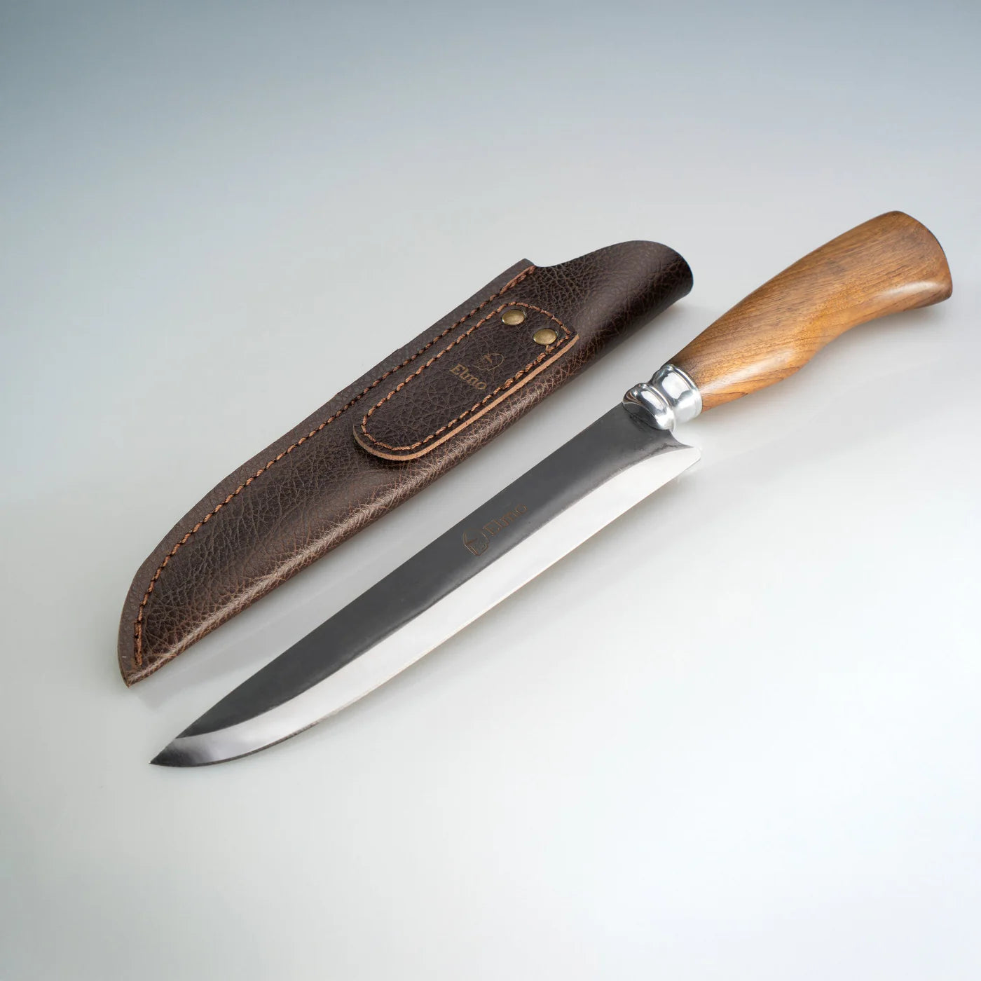 Brut Forge – 8" Wood Handle BBQ Knife