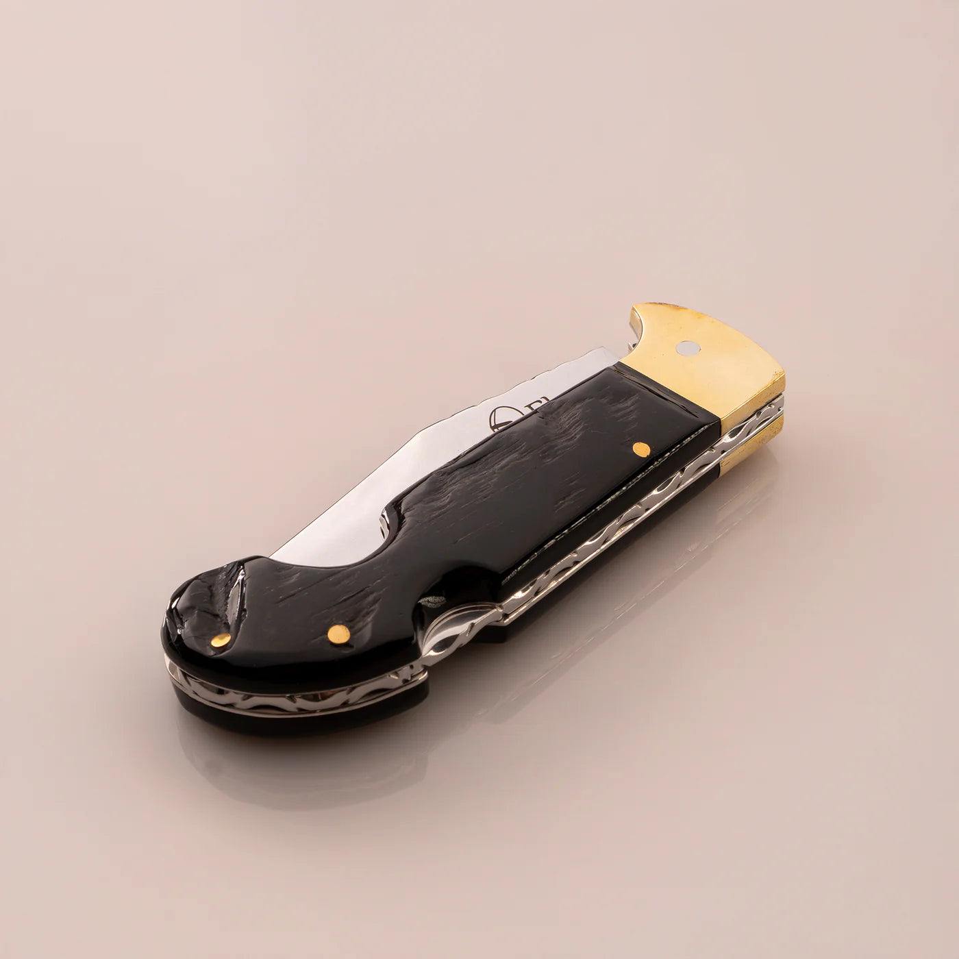 Sorocaba Pocket Knife – Fileworked Spine & Wood Handle