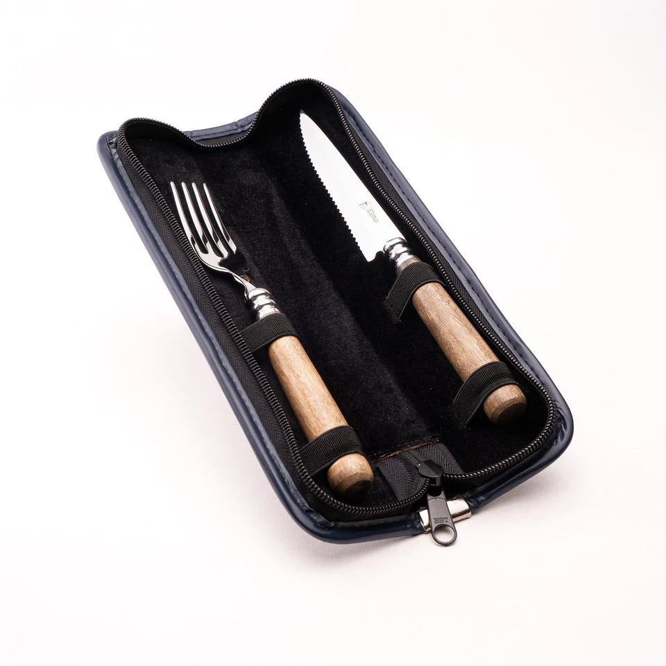 Elmo Wood Handle Cutlery Set