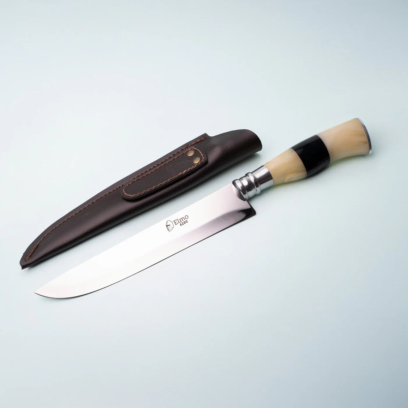 Elmo AL 7" Bone & Horn Handle Knife