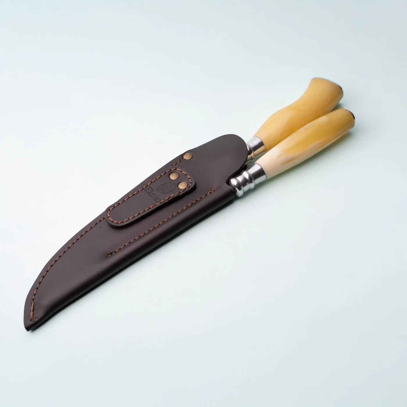 AL Knife & Honing Steel Set – Bone Handle
