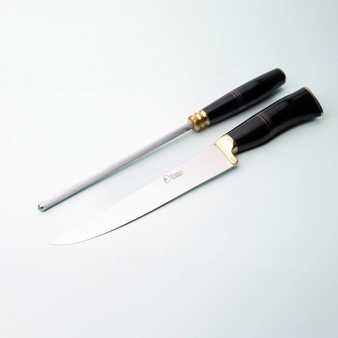 8" Knife & Honing Steel Set – Assorted Handles