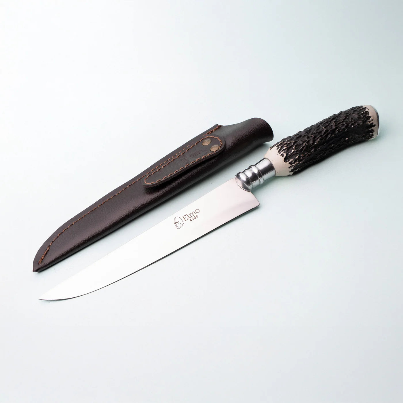 Elmo AL 7" Stag Handle Knife
