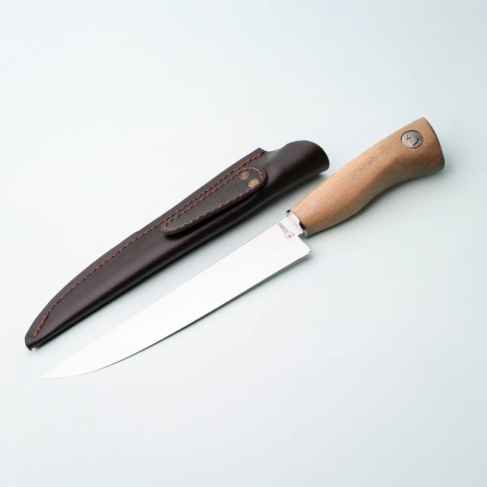 5" Wood Handle BBQ Knife