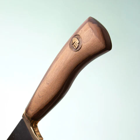 7" Wood Handle BBQ Knife