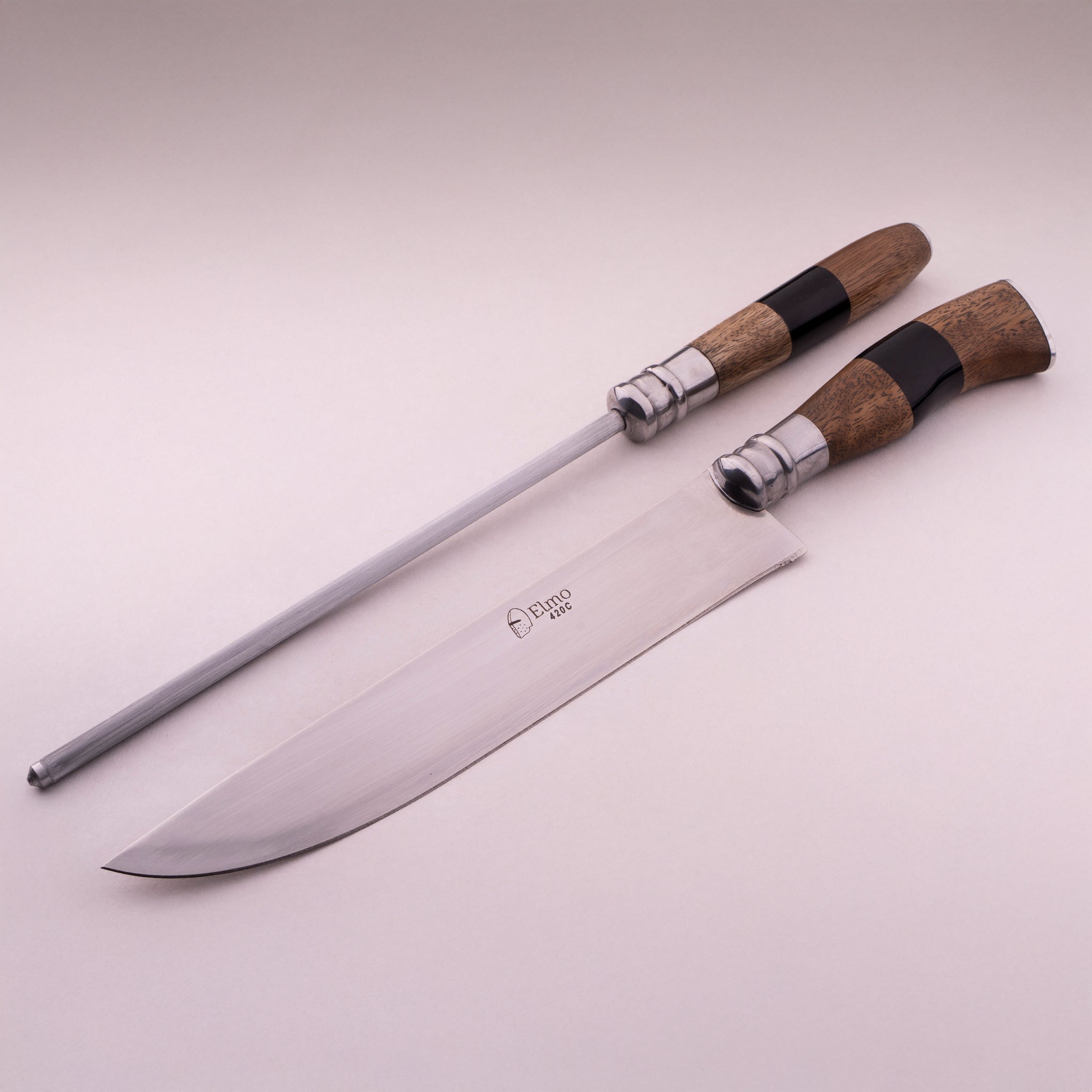 Elmo Stockman Set –  Wood Horn 8"