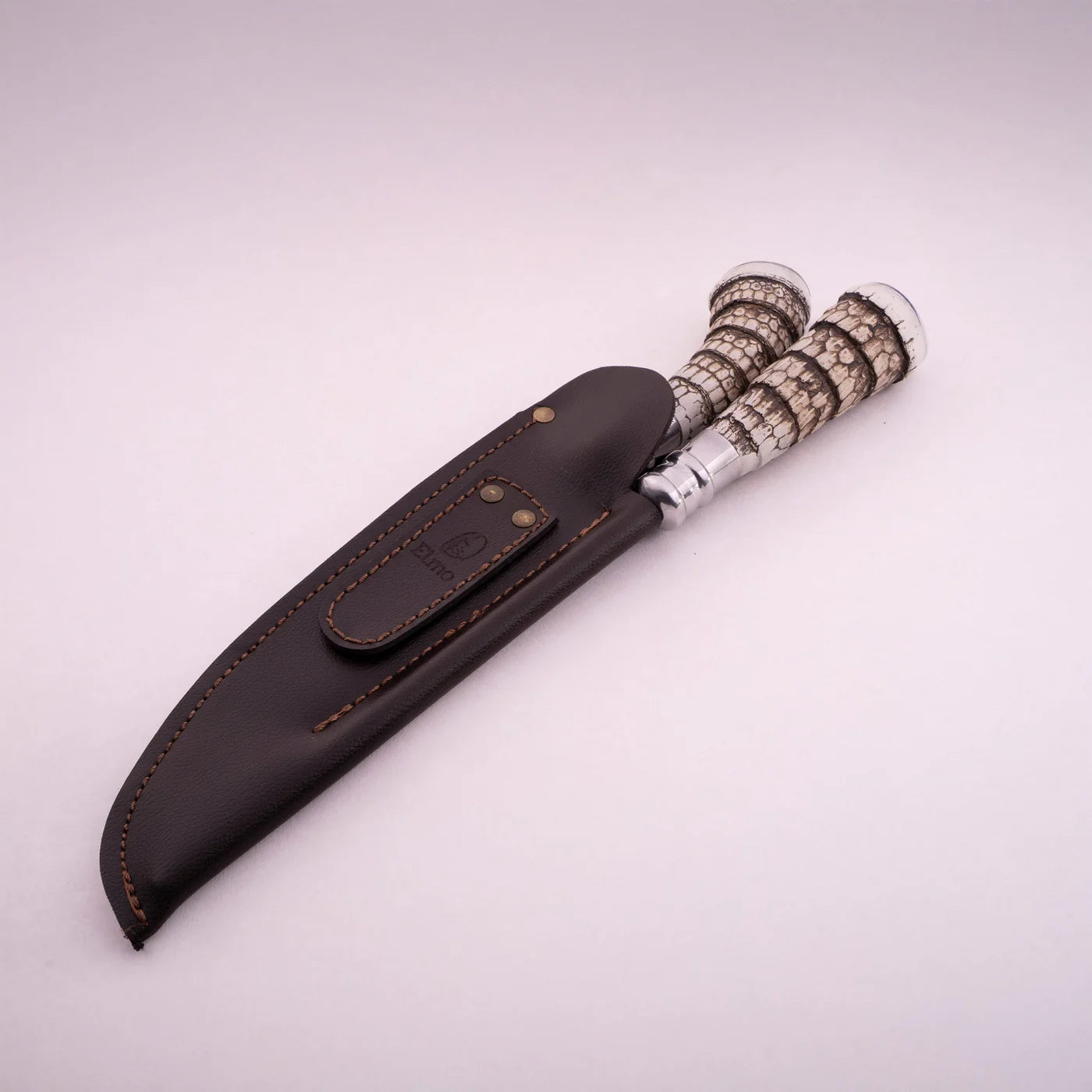 AL Knife & Honing Steel Set – Armadillo Tail Handle